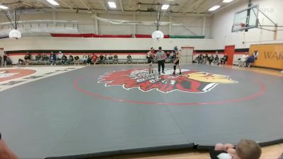 132 lbs Round 3 - Felix Matthiesen, Worland Middle School vs Colby Thacker, Greybull MS