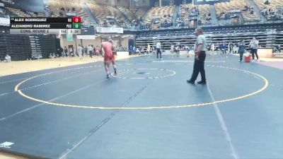 141 lbs Cons. Round 2 - Alejandro Ramirez, Pratt CC vs Alex Rodriguez, Newman