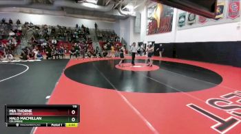 115 lbs Quarterfinal - Halo MacMillan, Columbine vs Mia Thorne, Discovery Canyon