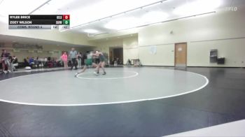 110lbs Cons. Round 4 - Rylee Brice, Kelso (Girls) vs Zoey Wilson, Sageview (Girls)