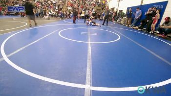 76-80 lbs Rr Rnd 2 - Luke Buzzard, Grove Takedown Club vs Sophia Whitenack, Tiger Trained Wrestling