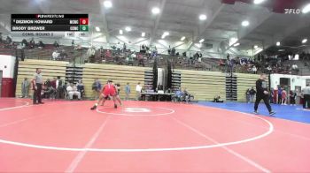 215 lbs Cons. Round 2 - Dezmon Howard, Michigan City Wrestling Club vs Brody Brewer, Caston Comets Wrestling Club
