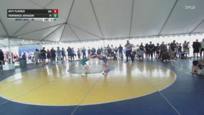 92 lbs Champ. Round 1 - Terrence Aragon, Poway Elite vs Jett Flores, Darkhorse