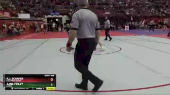 D3-215 lbs Cons. Round 1 - A.J. Schafer, Columbus Grove vs Zane Finley, Lucas