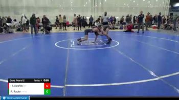 129 lbs Cons. Round 2 - Tyson Kochis, Bristow vs Reed Rader, Great Neck Wrestling Club