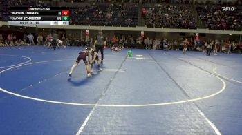 55 lbs Cons. Round 2 - Mason Thomas, Dc Elite vs Jacob Schneider, Hudson Pirate Elite