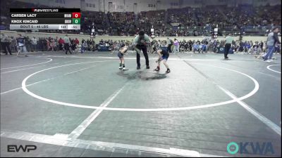 46 lbs Round Of 32 - Carsen Lacy, Miami vs Knox Kincaid, Grover Rains Wrestling Club