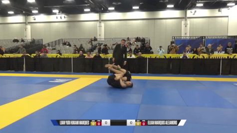 Elijah Marquis Alejandro vs Luan Yudi Hukami Marques 2024 World IBJJF Jiu-Jitsu No-Gi Championship