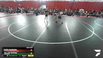 110-120 lbs Round 3 - Willow Bathke, Wisconsin vs Katie Davidson, Waunakee Wrestling Club