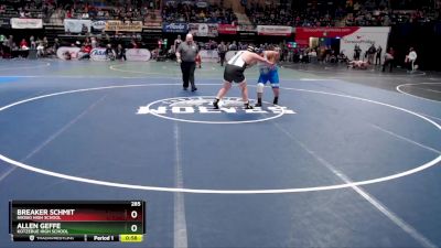 285 lbs Cons. Round 1 - Breaker Schmit, Nikiski High School vs Allen Geffe, Kotzebue High School