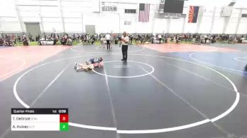 98 lbs Quarterfinal - Titus DeGroat, Dominate WC vs Aiden Hulsey, Elite Force WC