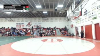 105 lbs Quarterfinal - Lorien Bowns, Nyssa vs Alivia Lombardo, Middleton
