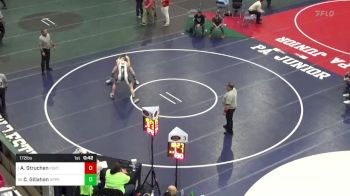 172 lbs Consolation - Aiden Struchen, Fort LeBoeuf vs Connor Gillahan, Upper Perkiomen