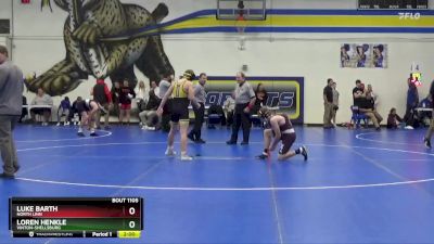 JV-12 lbs Round 2 - Luke Barth, North Linn vs Loren Henkle, Vinton-Shellsburg