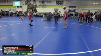 JV-9 lbs Round 2 - Sean Kersten, Assumption, Davenport vs Clayton Yelland, Williamsburg