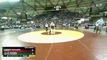 2A 132 lbs Cons. Round 3 - Forrest Roylance, Othello vs Kyler Warren, West Valley (Spokane)