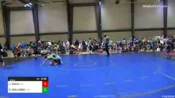 91 lbs Prelims - Jordan Valrie, Roundtree Wrestling Academy vs SAMUEL WILLIAMS, Franklin County Youth Wrestling