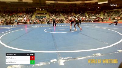 67 lbs Round Of 32 - Reece Fish, Well Trained vs Aviyahn Mills, Roundtree Wrestling Academy