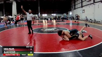 150 lbs Semifinal - Cecil Miller, Imperium Wrestling vs Blake Butler, Reverence Wrestling Club