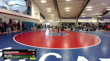 126 lbs Cons. Semi - Rex Imus, Thunder Basin High School vs Caleb Crabtree, Castle View