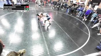 126 lbs Cons. Round 2 - Elijah Cabaluna, Gonzaga Prep vs Liam Pettit, Priest River