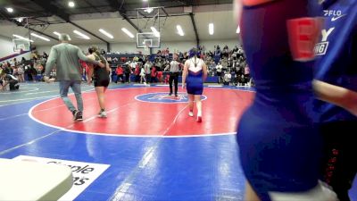 145-155 lbs Rr Rnd 1 - Abigail Jones, Bixby JH Girls vs Kambyr Lee, Sand Springs JH (SS)