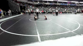 43 lbs Semifinal - Berkley Keever, Rams WC vs Aurora Welch, Rogue Warrior WC