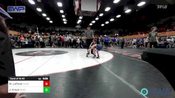 52 lbs Consi Of 16 #2 - Maxen LaFever, Newcastle Youth Wrestling vs Jentzen Kraus, Woodward Youth Wrestling
