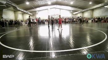 58 lbs Round Of 16 - Colt Lott, Fort Gibson Youth Wrestling vs McCoy Battiato, Coweta Tiger Wrestling