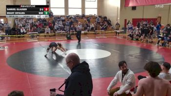 175 lbs Day 1 (round 2) - Samuel Glauser, St. Francis B vs Brady Dipalma, West Seneca W/E