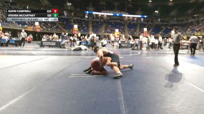 212 lbs Semifinal - Gavin Campbell, State College vs Steven McCartney, Kiski Area