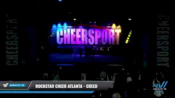 Rockstar Cheer Atlanta - Creed [2021 L2 Senior - Small Day 1] 2021 CHEERSPORT National Cheerleading Championship