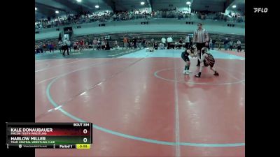 55A Cons. Round 2 - Kale Donaubauer, Macon Youth Wrestling vs Harlow Miller, Team Central Wrestling Club