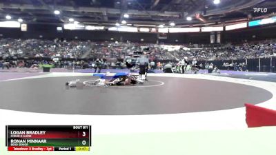 144 lbs Cons. Round 2 - Logan Bradley, Coeur D Alene vs Ronan Minnaar, Bend Senior