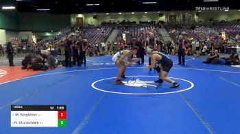 Match - Matthew Singleton, Ga vs Nicholas Stonecheck, Ga