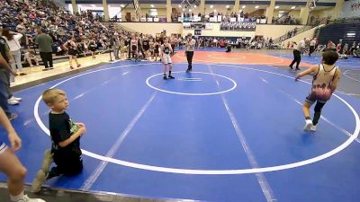 78 lbs Round Of 16 - Boston King, Salina Wrestling Club vs Bennett Ray, Team Conquer Wrestling