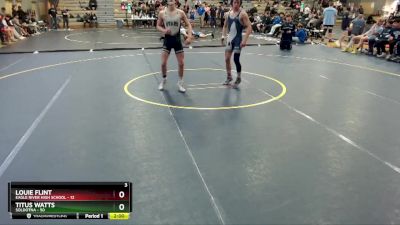 125 lbs Round 2: 1:30pm Fri. - Titus Watts, Soldotna vs Louie Flint, Eagle River High School