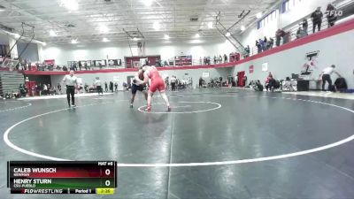 285 lbs Champ. Round 2 - Caleb Wunsch, Newman vs Henry Sturn, CSU-Pueblo