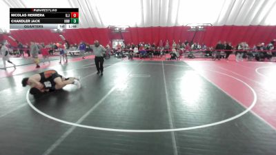 USA Junior Boys - 285 lbs Quarters - Nicolas Herrera, Illinois vs Chandler Jack, Harlem Huskies WC