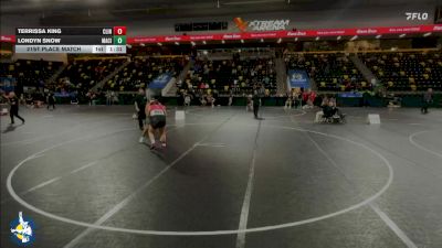 235 lbs 21st Place Match - Londyn Snow, Mason City vs Terrissa King, Clinton