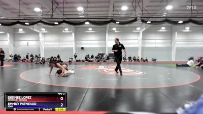 136 lbs Cons. Round 4 - Emmily Patneaud, Iowa vs Desinee Lopez, Southern Oregon