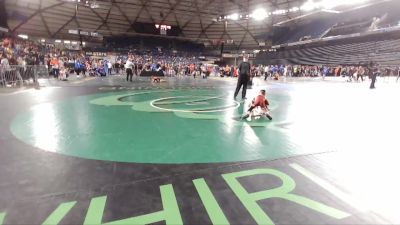 49 lbs Cons. Round 6 - Banzai Tuller, Olympia Wrestling Club vs Remy Hernandez, Moses Lake Wrestling Club