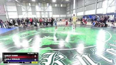 73 lbs Quarterfinal - Harley Dobbs, AK vs Kamila Morales, NV