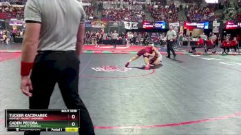 Semifinal - Caden Pecora, Lincoln County (Eureka) vs Tucker Kaczmarek, Huntley Project (Worden)