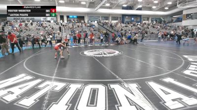 53 lbs Quarters - Vester Webster, Delta Wrestling Club vs Axton Fouts, Ridge Wrestling Club