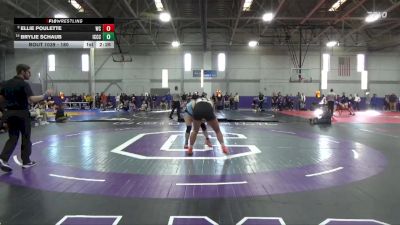 180 lbs Champ. Round 1 - Brylie Schaub, Iowa Central Community College vs Ellie Poulette, Wartburg