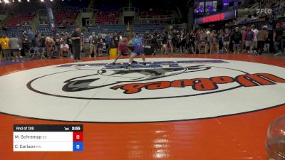 157 lbs Rnd Of 128 - Mason Schrempp, SD vs Conlan Carlson, MN