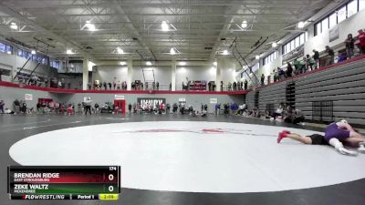 174 lbs Champ. Round 2 - Brendan Ridge, East Stroudsburg vs Zeke Waltz, McKendree