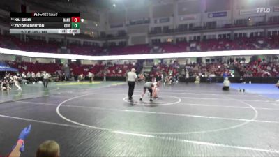 144 lbs Quarterfinal - Zayden Denton, Centennial vs Kai Sena, Nampa