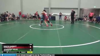 200 lbs Semis & 1st Wrestleback (8 Team) - Kailyn Garrett, Michigan Blue vs Symphony Veloz, Oklahoma